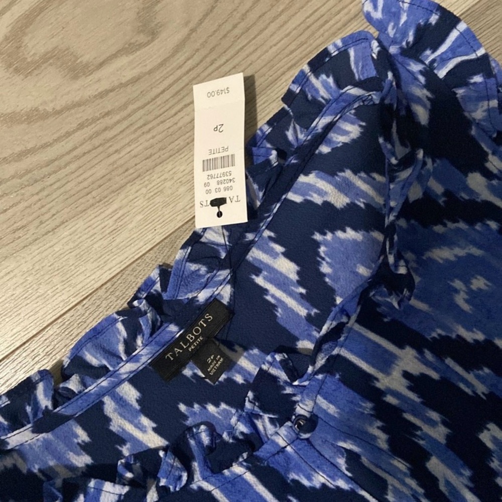 Talbots Pattern Dress Size 2P NWT - Picture 5 of 7